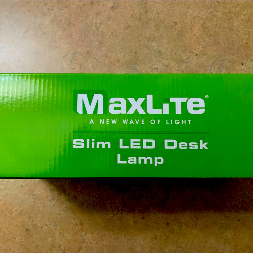 Maxlite slim LED desk lamp